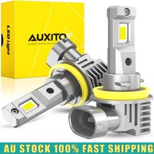 AUXITO H11 H8 H9 LED Headlight Globes Bulb Durable For Ford Toyota Nissan Mazda