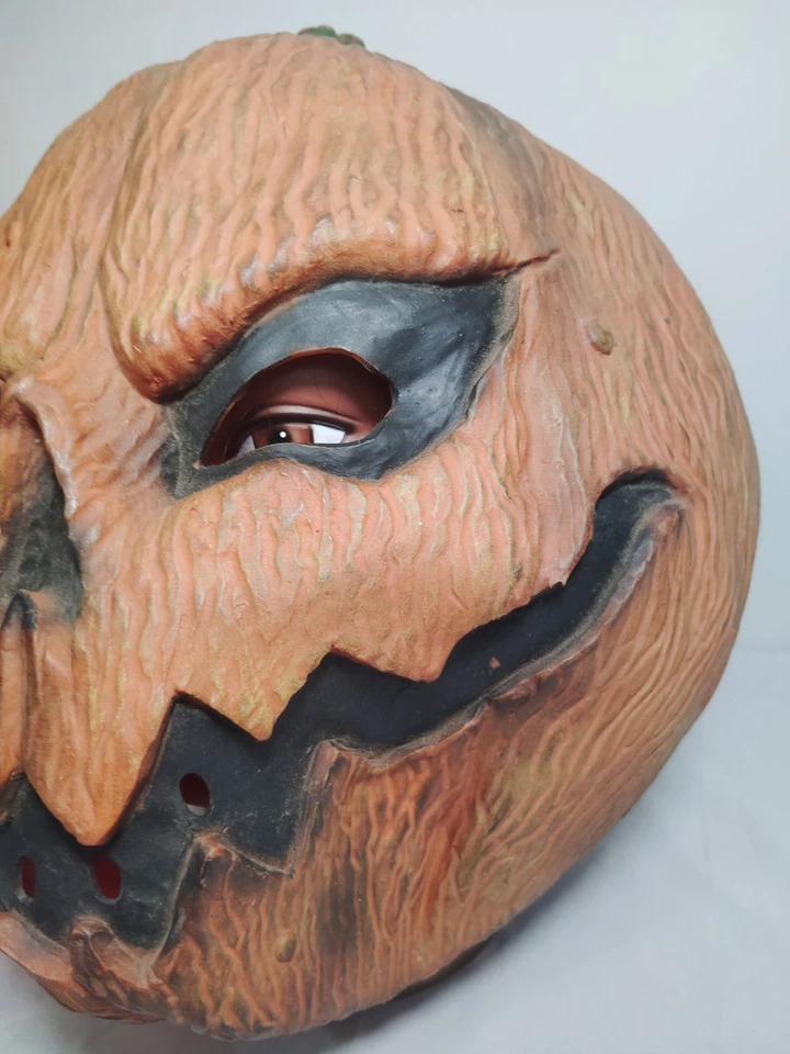 Máscara de calabaza malvada de rubí de Halloween de colección aterradora envío gratuito Foto 3 de 4