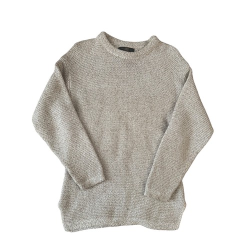 Orvis, Vintage Orvis | 100% Cotton Oatmeal Heavy Knit Sweater | Size Small
