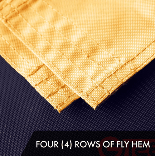 Confezione da 5: Bennington 76 TeaStained Flag 2,5 x 4 piedi ToughWeave Pro Series - Foto 5 di 7