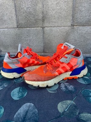 Adidas Nite Jogger Solar Orange Men's  10 Shoes  Goku  G26313