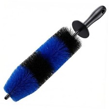 Master Wheel  Tire Brush, Easy Reach Wheel and Rim Detailing Blue  Black