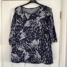 ROMAN  - Ladies Tunic - Size 14 - BLUE mix 