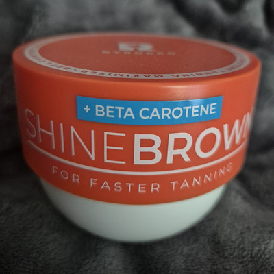 Shine Brown Bräunungscreme Bräunungsbeschleuniger + Beta Carotene EXP 07/2027