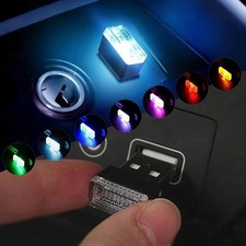 COLOR MINI USB LED CAR LIGHT INTERIOR MOOD NEON NIGHTS ATMOSPHERE AMBIENT LAMP