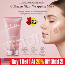 Yuri Korean Collagen Night Wrapping Mask 75ml Hydrating Sleeping Mask New In Box