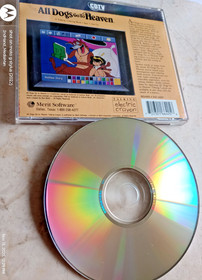 1991 COMMODORE AMIGA CDTV ALL DOGS GO TO HEAVEN CD DISC VIDEO GAME