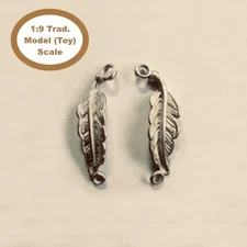 HORSING AROUND Traditional 1:9 Scale Arabian/Fantasy COSTUME FEATHER BIT Silver