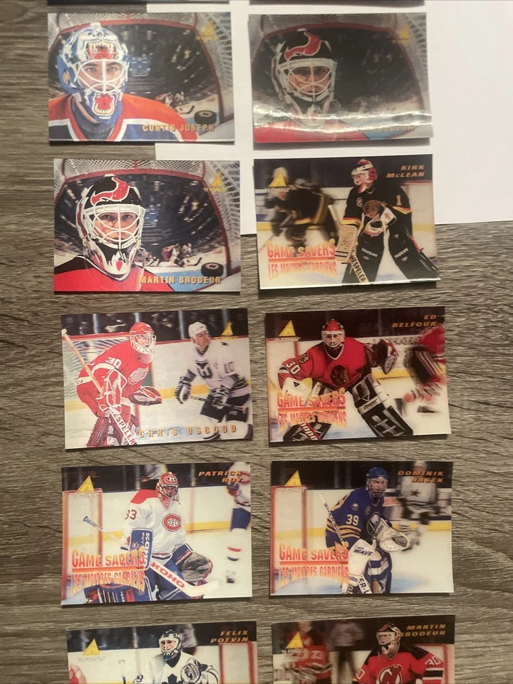 Pinnacle McDonald's 12 Goalie Card Lot HOF, Brodeur Joseph Belfour ++ Nhl 🏒 - Image 3 of 4