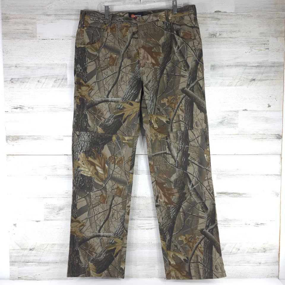 Outfitters Ridge Men's Rea Tree Camo Double Knee Heavy Duty Hunting Pants 38x34 - Image 3 of 4