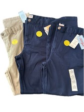 Cat Jack Boys Uniform Pants 2 Navy 1 Khaki Co...