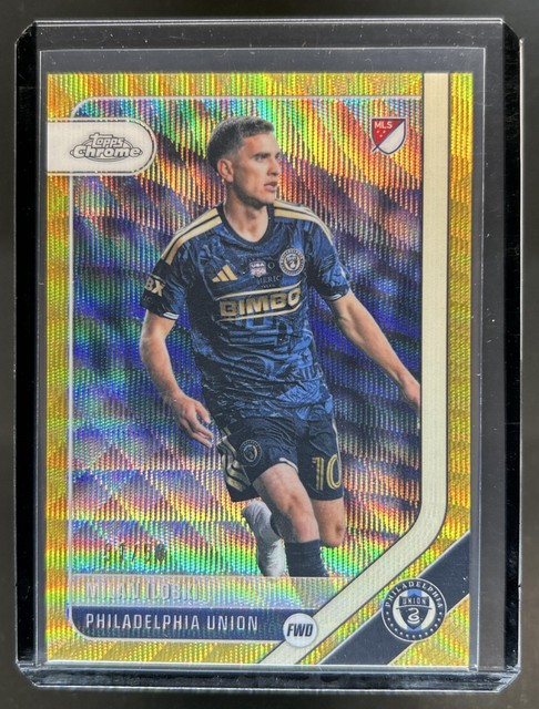 2026 Topps Chrome MLS Milan Iloski Gold Wave Refractor #/50 Union