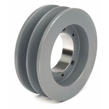 1/2 In To 1-15/16 In Quick Detachable Bushed Bore 2 Groove V-Belt Pulley 4.9 In