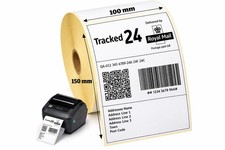 5 x ROLLS ROYAL MAIL LABELS 4X6" DIRECT THERMAL FOR ZEBRA PRINTERS 2500 LABELS