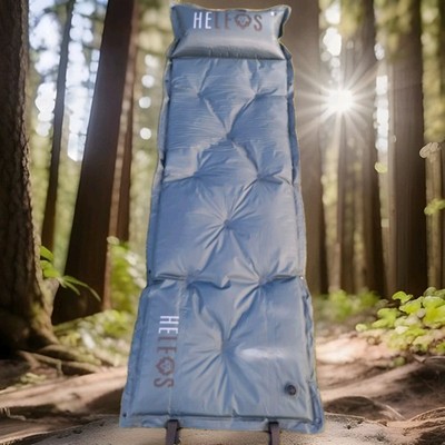 Heleos selbstaufblasbare wasserdichte Isomatte mit Kissen Luftmatratze Camping