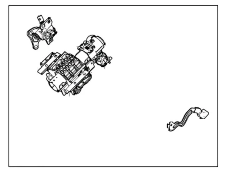 Conjunto de columna de dirección para Ford (N/P Cl3z-3c529-ad)