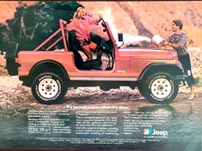 Jeep Cj Renegade Original 1981 Vintage Print Ad Wall Art