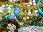 Vintage & Mod Some Signed Costume Jewelry Lot Small Priority Box FULL #132