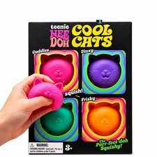 NeeDoh Cool Cat Squishy Stress Relief Sensory Fidget Toy ADHD Autism TikTok
