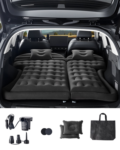 Car Air Mattress Inflatable Camping Travel Sleeping Bed Air Pump SUV MPV Sedan