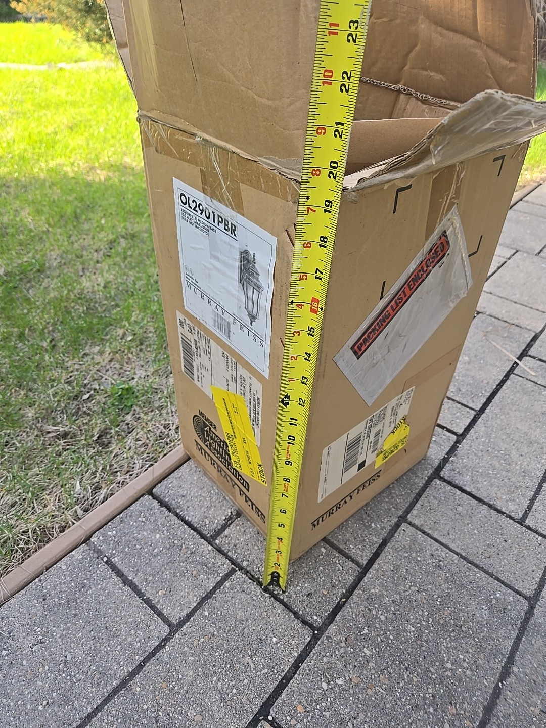 Murray Feiss Castille Collection Coach Light Wall Lantern Lighting OL2901PBR