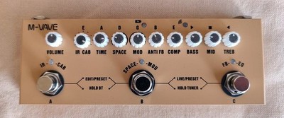 M-VAVE CUBE BABY AC Efektgerät für Akustikgitarre