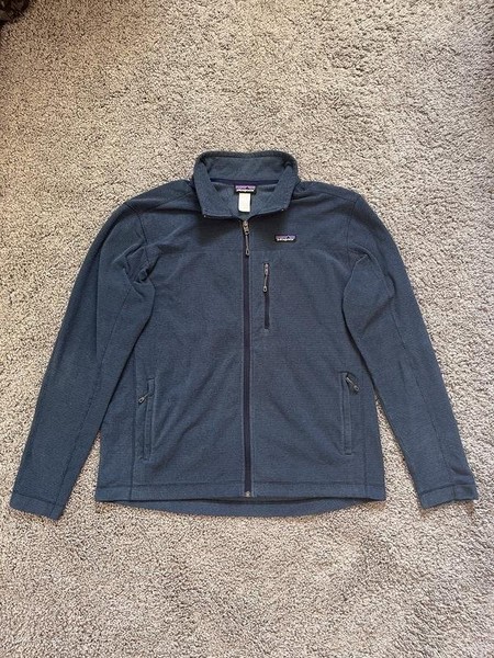 Men Patagonia Fleece Navy Fleece 42 / XL / 50