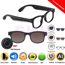 HD Video AI smart glasses with camera and bluetooth and video control