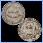 El Salvador - 5 Centavos - 1911 - KM#121 - Silver .835 - 0.034 ASW — photo 1