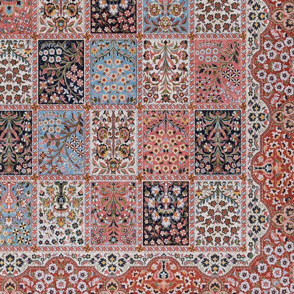 Linon Eclipse Morris Woven Polyester 2'2"x3'2" Rug in Red - Image 3 of 4