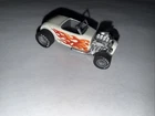 Vintage Hot Wheels 1975 Diecast White Real Riders Flames Ford Street Rodder READ
