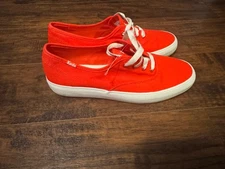 Keds Women's Champion GN Sneaker Red Canvas Size 7.5 New without Box