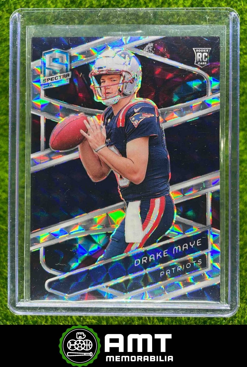Drake Maye RC 2024 Panini Spectra Interstellar 10/60 New England Patriots #3