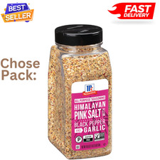 McCormick Himalayan Pink Salt with Black Pepper and Garlic All Purpose Seasoning