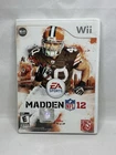 Madden NFL 12 - Nintendo Wii - Sports/Football Game - W/ User Manual