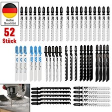52x Stichs&auml;gebl&auml;tter T-Schaft F&uuml;r Bosch Profi-Set Stichs&auml;geblatt Holz Metall PVC