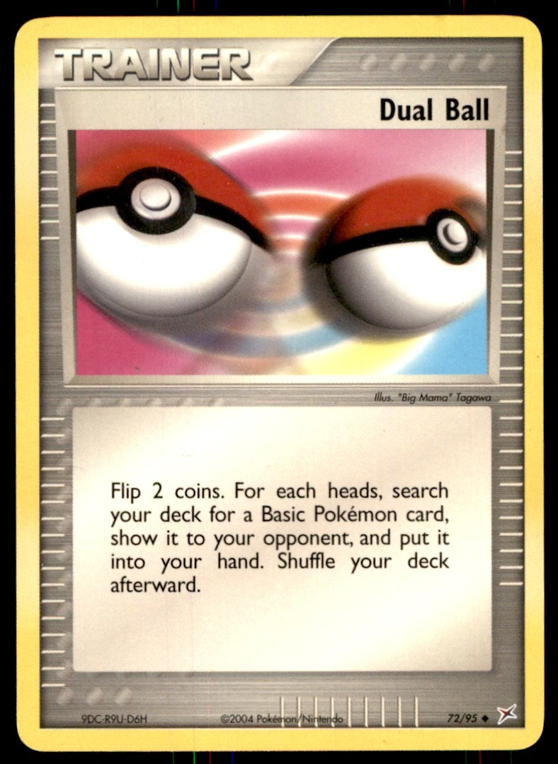 2004 Pokemon EX - Team Magma vs Team Aqua Dual Ball #72 Light Play