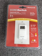 HONEYWELL EconoSwitch RPLS730B NEW 7-Day Programmable Light Swich Timer, NIB