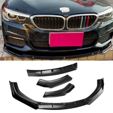 For BMW Car Front Bumper Lip Spoiler Splitter Body Kit Carbon Fiber Universal