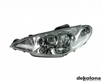 Front Scheinwerfer Links Vorne FüR Peugeot 206 SW Hdi Van CC 00-09