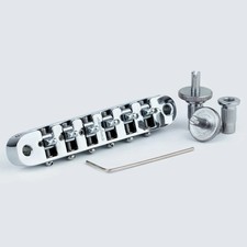 Guyker Adjustable Roller Tune-O-Matic Locking Bridge With Electric Guitars GM010