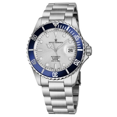 Revue Thommen Diver 17571.2125 / Silver | Silver Dial 42mm Swiss Automatic Wrist