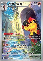Armarouge 203/198 Scarlet & Violet Base Illustration Rare