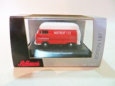 SCHUCO 'VW T2 FEUERWEHR NOTRUF 112 FIRE VAN' EDITION 1:87. MIB/BOXED