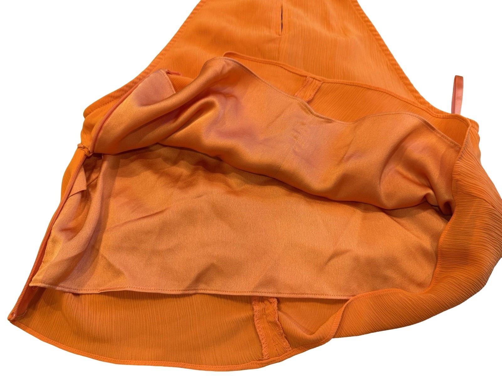 Staud Top Halter Size Small Orange Cropped - image 4