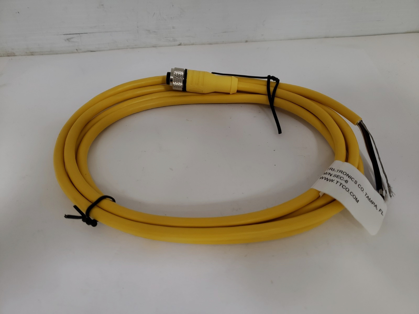 TRI-TRONICS SEC-6 QUICK DISCONNECT CABLE 4-WIRE 6FT LENGTH NNB