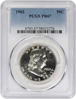 1962 Franklin Silver Half Dollar PR67 PCGS