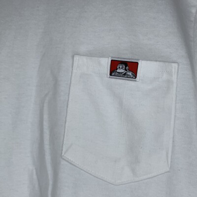 Ben Davis White Pocket Tee Small | eBay