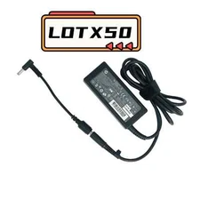 LOT 50 Genuine HP 65W 19.5V 3.33A TPN-C/LA16 l25298-001 AC ADAPTER BLUE TIP