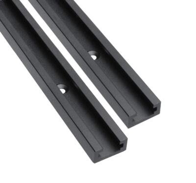 Aluminum 48'' T-Track for Woodworking  Double Cut Profile Universal with Predr...